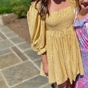 Flora babydoll dress